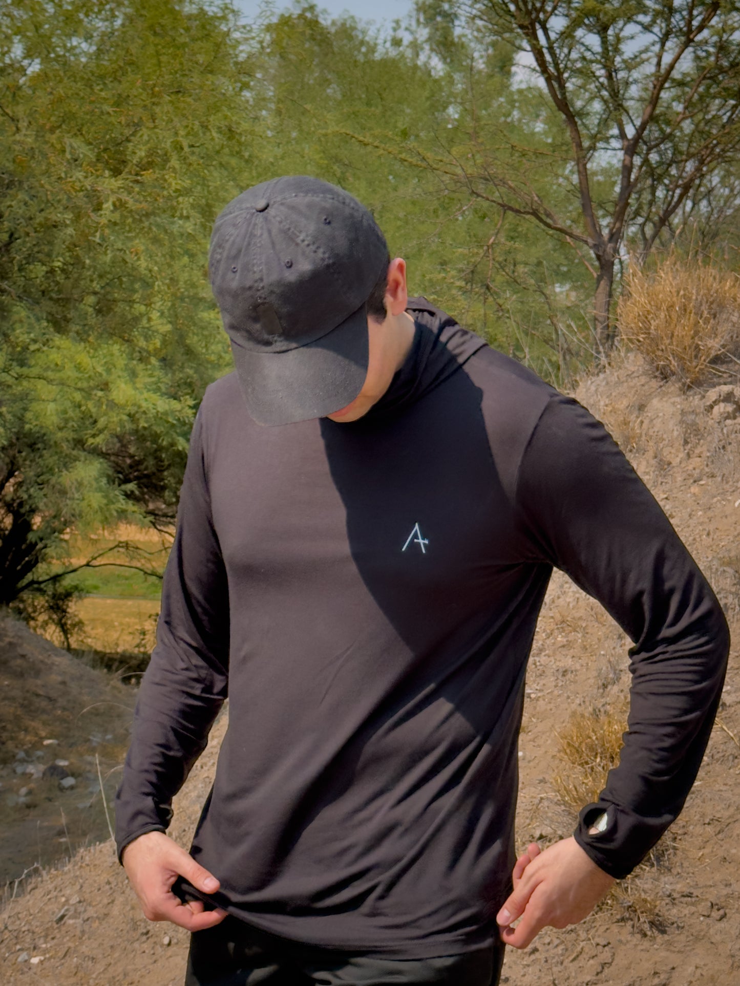 Bamboo Active Hoodie | Negro