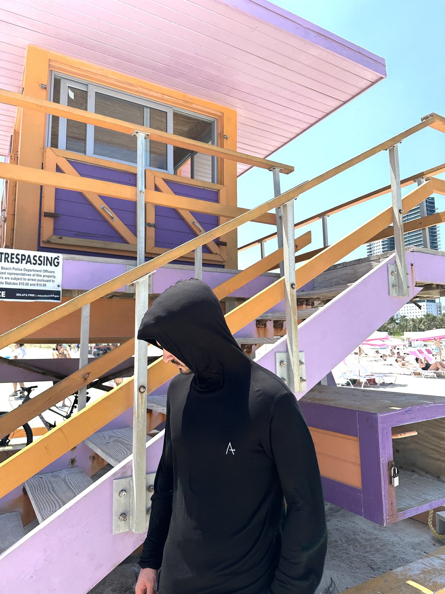 Bamboo Active Hoodie | Negro