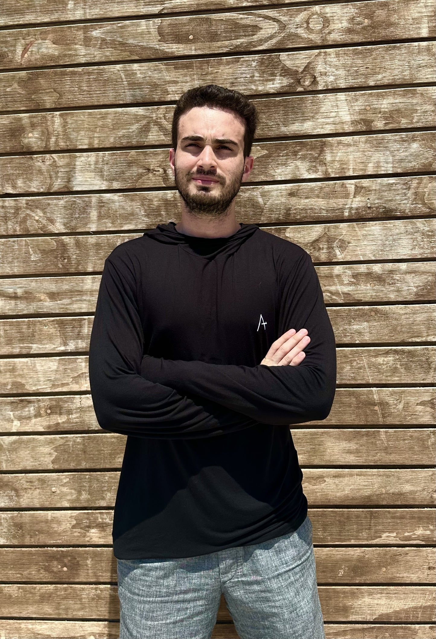 Bamboo Active Hoodie | Negro