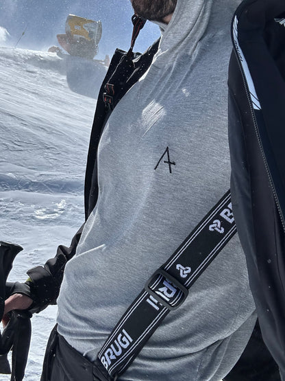 Bamboo Active Hoodie | Gris Jaspeado