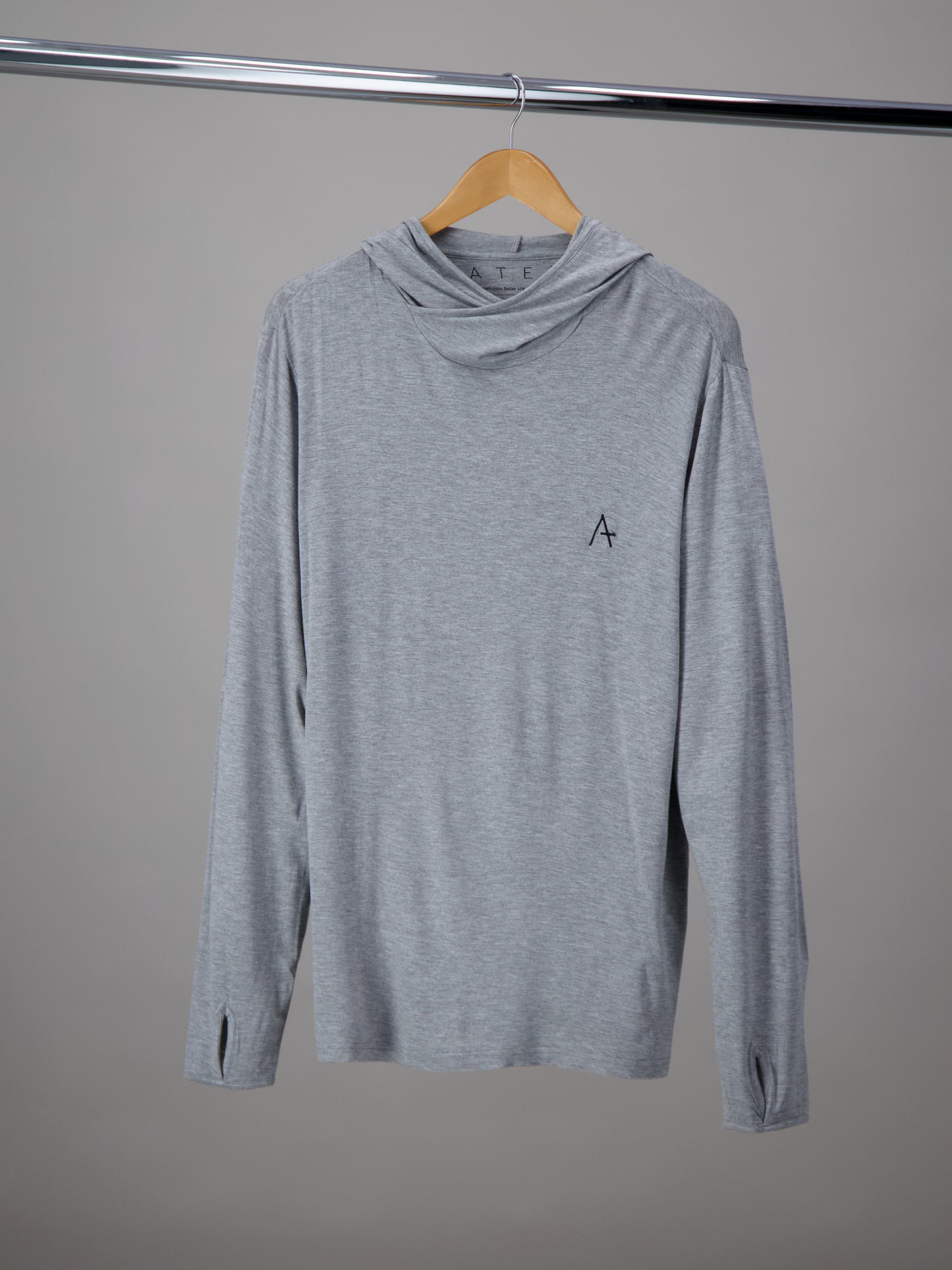 Bamboo Active Hoodie | Gris Jaspeado