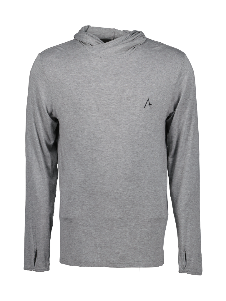 Bamboo Active Hoodie | Gris Jaspeado