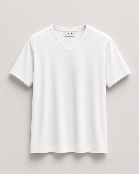 Playera de Bambú - Cuello V