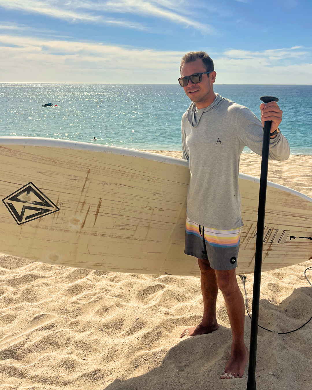 Bamboo Active Hoodie | Gris Jaspeado