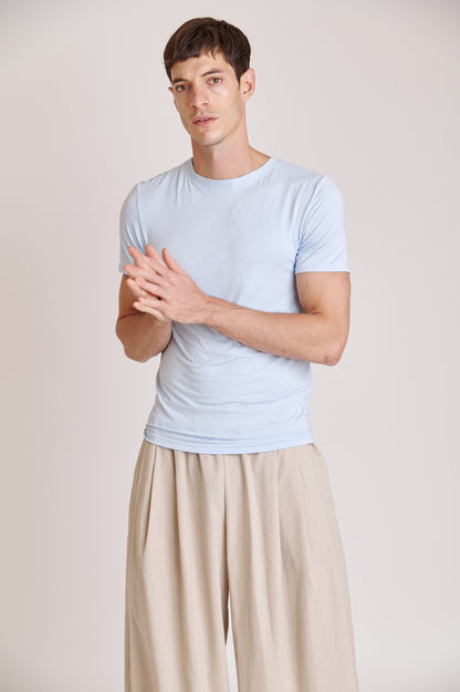 Playera de Bambú - Azul Cielo