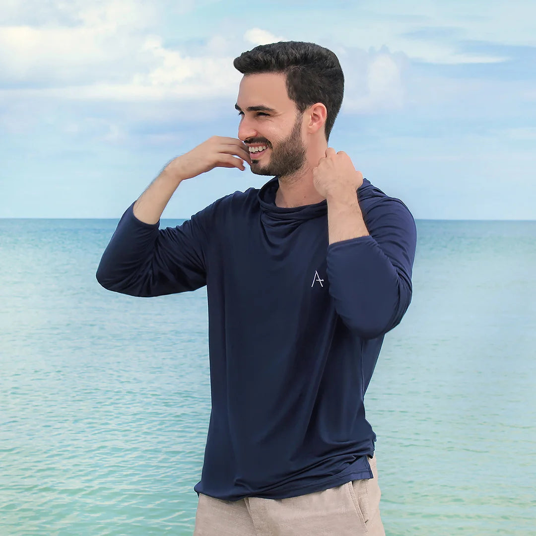 Bamboo Active Hoodie | Azul Marino