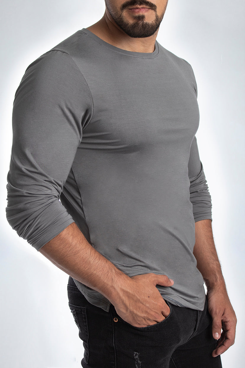 Bamboo Long Sleeve - Gris Marengo